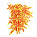 Artificial Crane Plants Aquarium Tank Planting Reptile Hideaway Orange