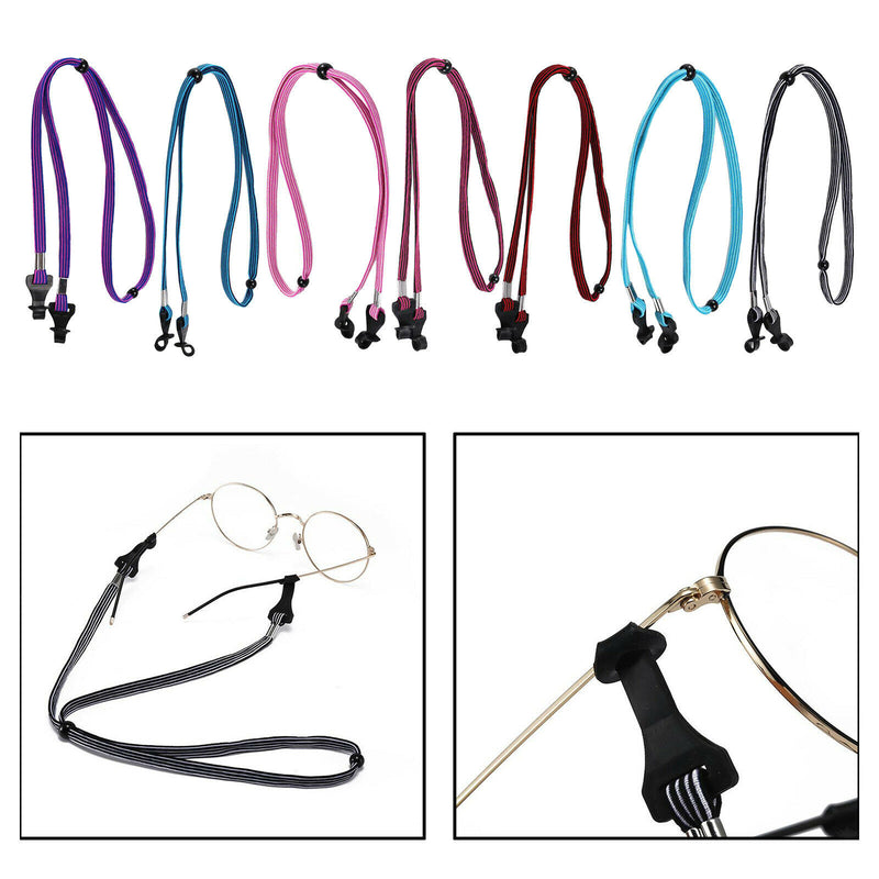 7pcs Portable Glasses Cord Adjustable Glasses Strap Sunglasses Chains