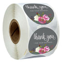 500Pcs Round Floral Flower Thank You Seal Stickers DIY Gifts Package Label SEAU