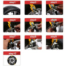 Car tires-sliding protection chains-thickened beef-string-wheel-snow-sluice