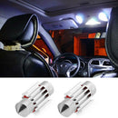 2Pcs 31mm 4014 12SMD C5W Car LED Light Canbus Dome Interior Reading Lamp _BD3C