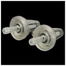 2x MOTORCYCLE SNOWMOBILE CLEAR INLINE GAS RIGHT ANGLE FUEL FILTER 1/4 6/7MM K5D9
