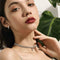 1/4 Ct Round Cut  Fashion Diamond Single Row Hoop Huggie Earrings