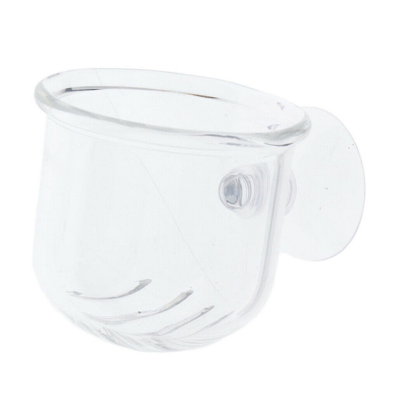 2x Fish Feeder Aquarium Clear Live Red