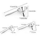 3pcs Set Home Kitchen Mini Stainless Steel Funnel For All Kinds Of Hip Flask