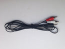 3.5mm 1/8" Stereo Male Mini Plug to 2 RCA Jack Adapter Audio Speaker Cable Black