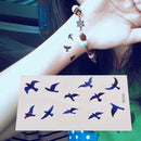 FakeTattoo Stickers Liberty Birds Fly Waterproof Temporary Tattoos StickerB Bj
