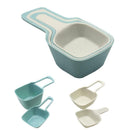 Four Powder Spoon Set Plastic Cup Set Milk Spoon Measuring Measuring L1NN