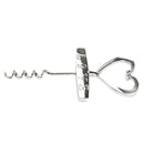 Creative Heart-shaped Red Wine Bottle Opener Corkscrew  Can Opener