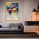5D DIY Full Drill Diamond Painting Heavy Rain Cross Stitch Embroidery Kit