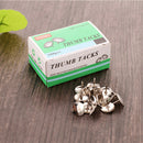 5 box Metal Map Push Pins Round Head Board Thumb Tack For Office School Handwork