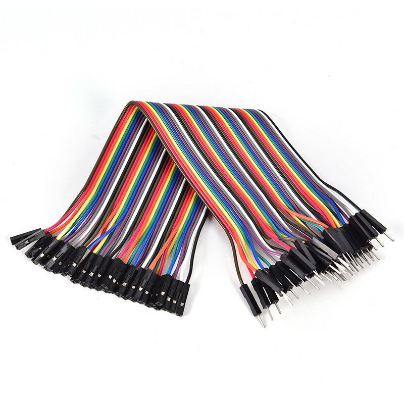 40PCS wire jumpercables 20cm 2.54MM male to female 1P-1P For Arduino p8 J fiJ Cy
