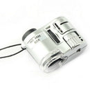 Mini Lens 60X Pocket Magnifier Microscope With Led Ultraviolet Light Jewelr O9S6