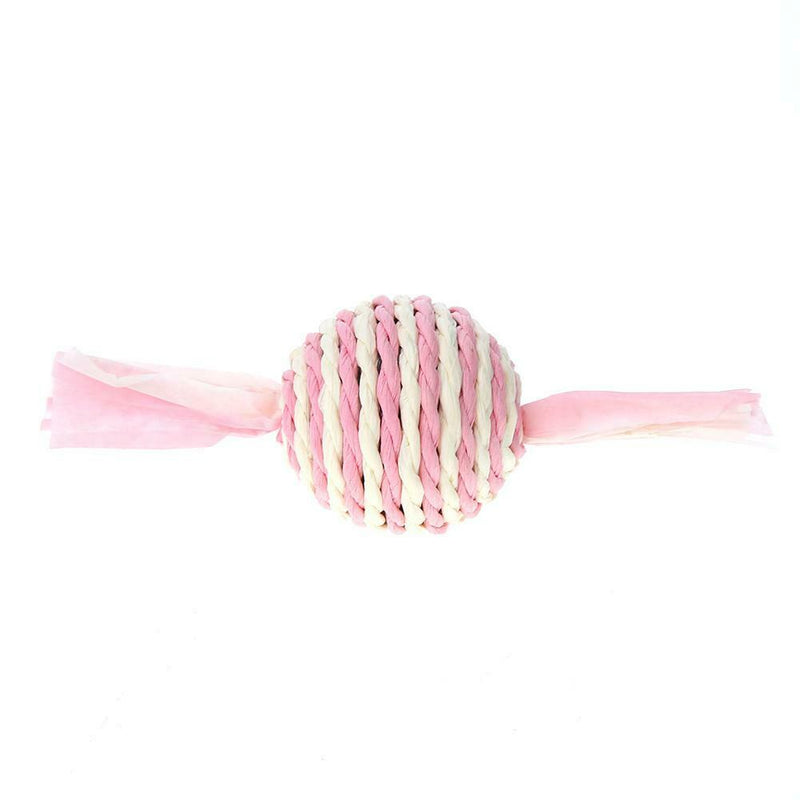 6pcs Candy Shaped Sisal Hemp Balls Cat Kitten Interactive Scratching Toys