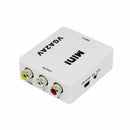 VGA to AV RCA Composite Converter Adapter Box with Audio PC to TV White bvg RGV