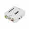 VGA to AV RCA Composite Converter Adapter Box with Audio PC to TV White bvg RGV