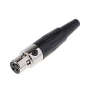 Mini 3 Pin XLR Female Cable