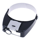 Headband magnifier led light head lamp magnifying glass with led lights JC3C