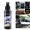 Car Care Interior Polish Wax Leather Seat Sofa Panel Dashboard SET Cleaner V4Y1