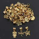 40x Charms Pendants Accessories Beads Loose for DIY DIY Jewelry Findings
