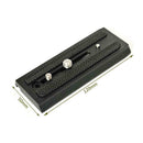 501PL Sliding QR Plate 1/4" 3/8" For Beno Manfrotto Tripod New 503 501 HDV B5U8