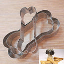 3Pcs Stainless Steel Bone Cookie Mould Cutter Fondant Biscuit Pastry Baking  Cy
