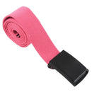 Unisex Canvas Strap Canvas Belt with Buckle (rose red)