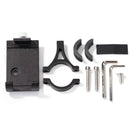 Bicycle Phone Holder Aluminum Alloy MTB Handlebar Navigation Stand (Black)