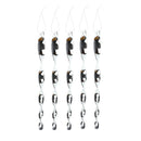 Bird Repellent Wind Twisting Scare Rods Reflective Ornamental Spiral Deterr ME