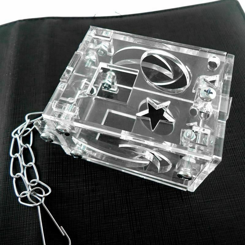 Unique Parrot Bird Cage Feeder Hang Foraging Toys Pet Treat Hunt Macaw Cock T9P6