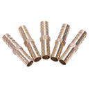 5 pieces Air Gas 8 mm Brass Straight Hose Connector Y5T5