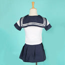 Japanese style School Student Uniform Sailor Dress Sweet Girls Casual Costume