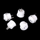 10Pcs 16mm White Round Boat Rocker Switches Mini 2Pin ON-OFF Switches 3A/250V OZ