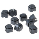 10Pcs Silent Tact Switch 6*6*5mm Silicone Button Switch Touch Swit%P