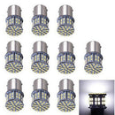 10Pcs 1156 50SMD LED Parking Tail Light Bulbs Brake Turn Signal Lamp 12V