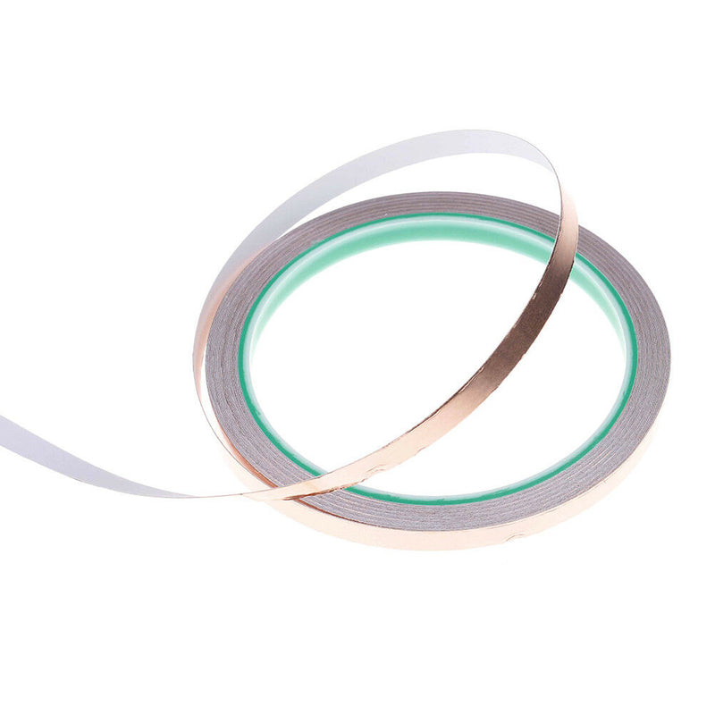 6mmx10m Copper foil shielding tape conductive self adhesive heat insulatio Nw