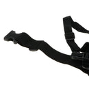 Chest Body Adjustable Harness Strap Outdoor Holder with Clip ABS for Black
