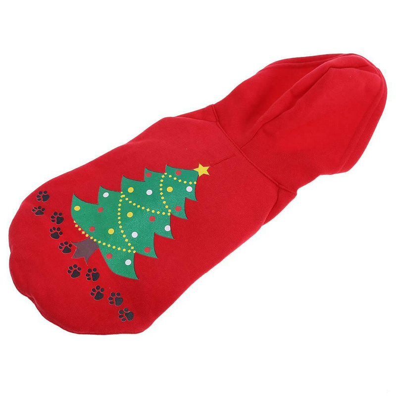 Pet dog tattoo teddy bear pajamas christmas clothes sunglasses M