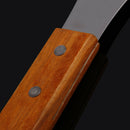 Stainless Steel Beefsteak Shovel Spatula Flat Pan Turner with Wooden Grip