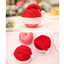 1pc mini lint santa claus hat christmas xmas holiday  top topper decor ATAU FT