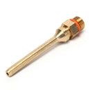 1pc Large diameter hot melt glue gun nozzle 7cm length steel material gun to ^