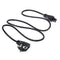 1M EU 3 Prong 2 Pin AC Laptop Power Cord Adapter Cable Black