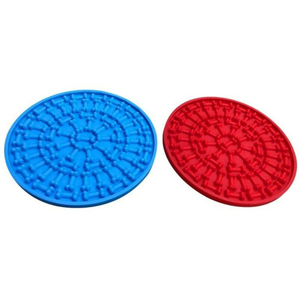 Dog Lick Pad,Slow Treat Dispensing Mat,Dog Bath Toys Pet Lick Pad Washing D