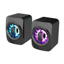 Computer Speakers, 3Wx2, Deep Bass in Small Body, Stereo USB Powered 3.5mm Aux