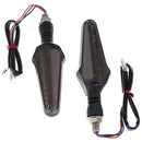 2x 24 LED Motorcycle LED Turn Signal Lamp Sequential Flowing Indicator Light  Gw