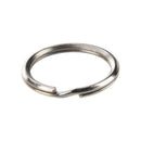 25mm Shiny Metal Double Loop Split Ring Key Holder Keyring 100 Pcs P9W5