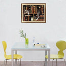 Bookshelf Cat Diy 5D Diamond Painting Embroidery Cross Stitch Home Decor Cr
