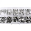 160 pcs M2 M2.5 M3 M4 M5 304 Stainless Steel Pan Head Screws Nuts Assortmen I8L9