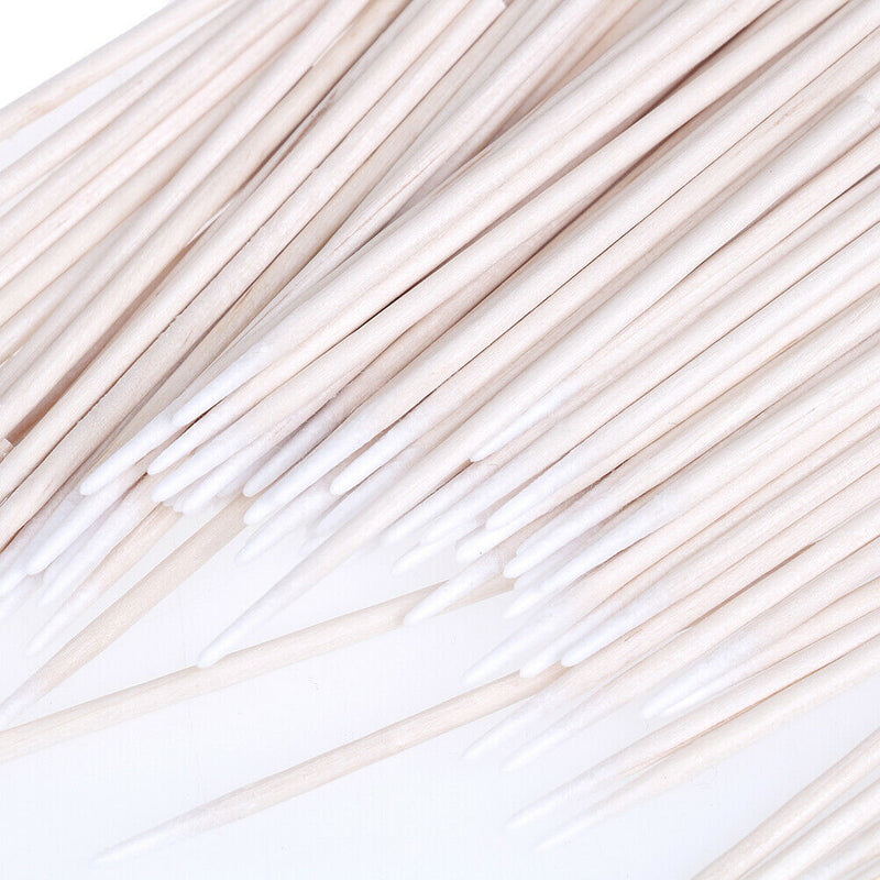 300XTampons Permanent Makeup Cotton Ear Cleaning Makeup Stick Pointed Swabs  Hn