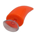 Fashion Punk Style Motorcycle Devil's Horn Decoration For Helmet Orange